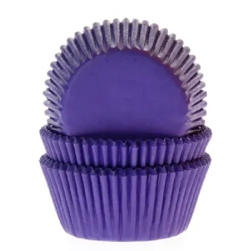 House of Marie Baking Cups Purple/Violetpk/50