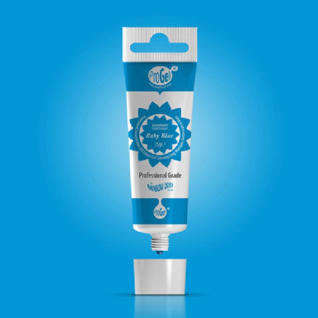 Colorant alimentaire en gel ProGel Rainbow Dust Baby Blue 25 g