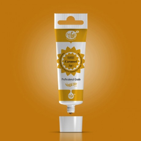 Colorant alimentaire en gel ProGel Rainbow Dust Caramel 25 g
