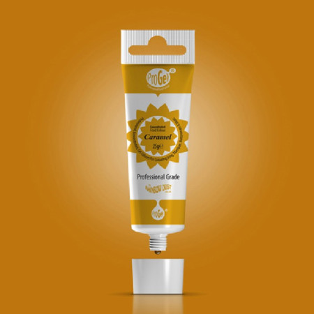 Colorant alimentaire en gel ProGel Rainbow Dust Caramel 25 g