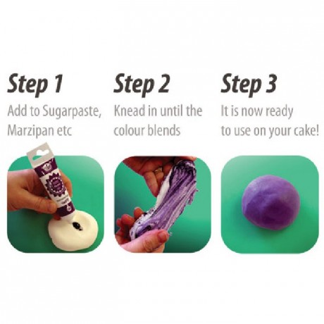 Colorant alimentaire en gel ProGel Rainbow Dust Holly Green 25 g