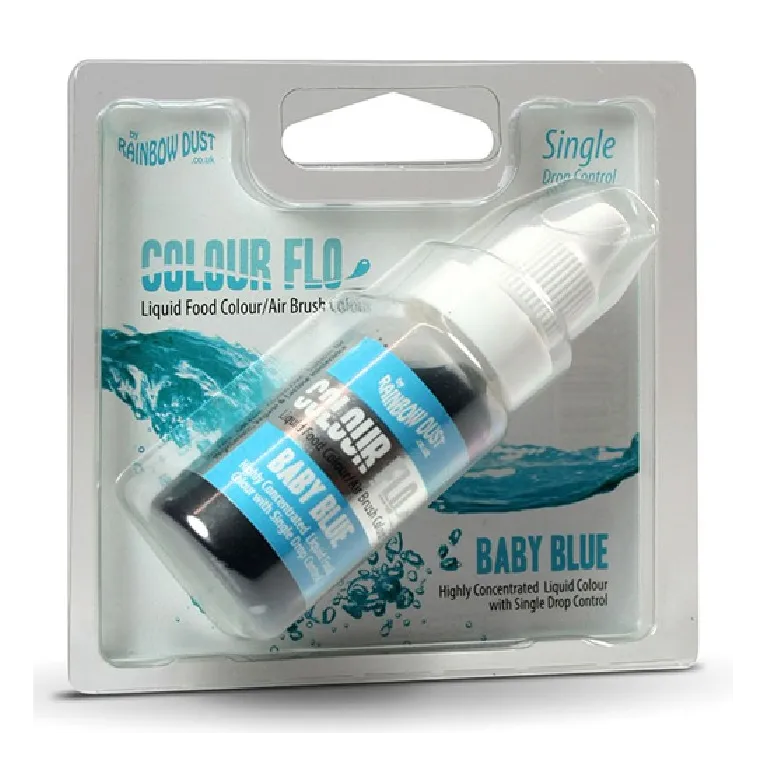 Colorant pour pour aérographe Rainbow Dust bleu bébé 16 mL