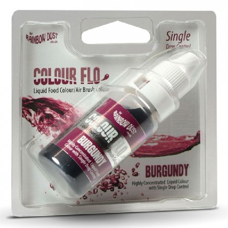 Colorant pour pour aérographe Rainbow Dust bordeaux 16 mL
