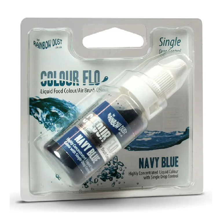 Colorant pour pour aérographe Rainbow Dust bleu marine 16 mL