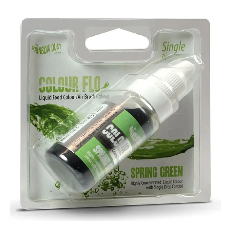 Colorant pour pour aérographe Rainbow Dust vert printemps 16 mL