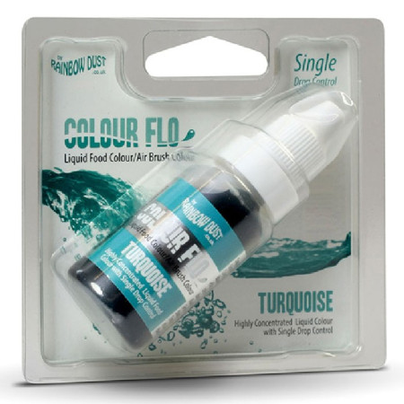 Colorant pour pour aérographe Rainbow Dust turquoise 16 mL
