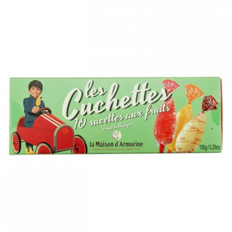 Cuchettes fruit lollipops 12 unities 168 g