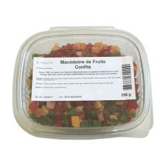 Macédoine de fruits confits 250 g