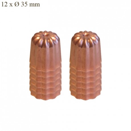 Mould for cannelés copper Ø 35 mm