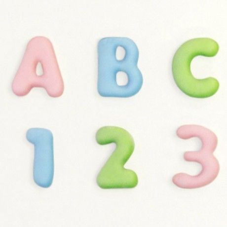 Katy Sue Mould Mini Domed Alphabet & Numbers