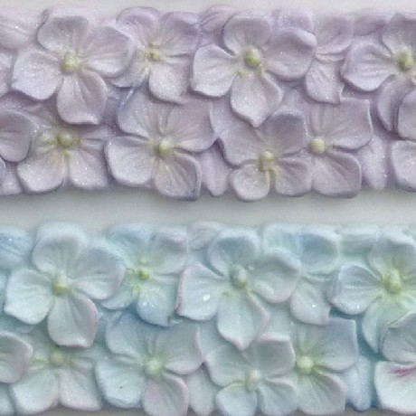 Moule silicone Karen Davies bordure hortensia
