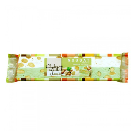 Nougat tendre vanille pistache barre 100 g