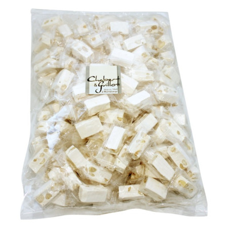 Soft Montélimar Nougat twist wrapped cubs 8 kg