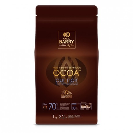 Ocoa 70% Q-fermentation dark chocolate couverture 1 kg