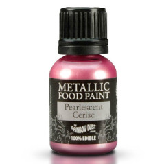 RD Metallic Food Paint Pearlescent Cerise 25ml