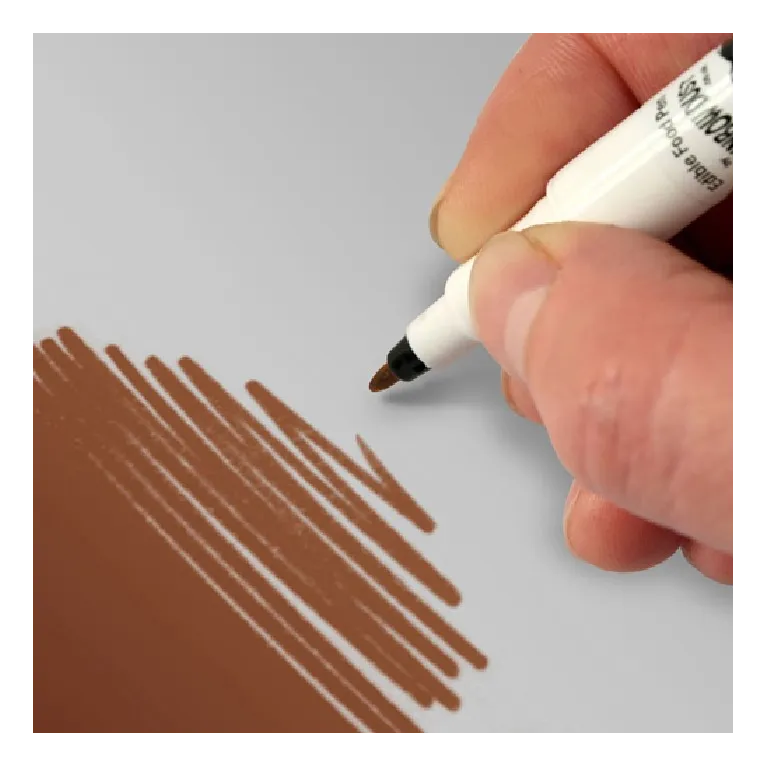 Stylo alimentaire à double mine Rainbow Dust Chocolate