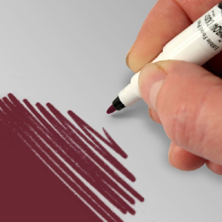 RD Professional Double sided Food Pen Burgundy No IPA