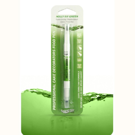 Stylo alimentaire à double mine Rainbow Dust Holly Ivy Green