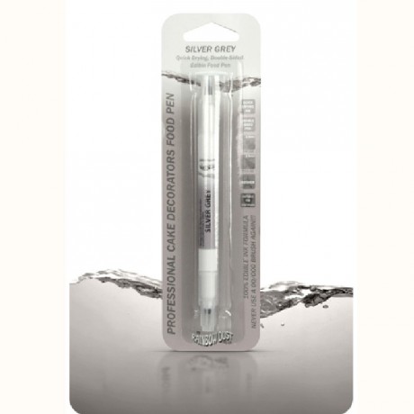 Stylo alimentaire à double mine Rainbow Dust Silver Grey