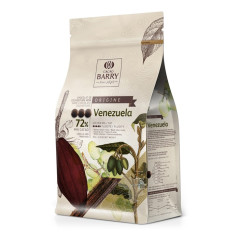 Venezuela 72% Origine Rare chocolat noir de couverture pistoles 1 kg