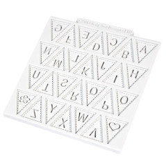 Moule Katy Sue fanion alphabet