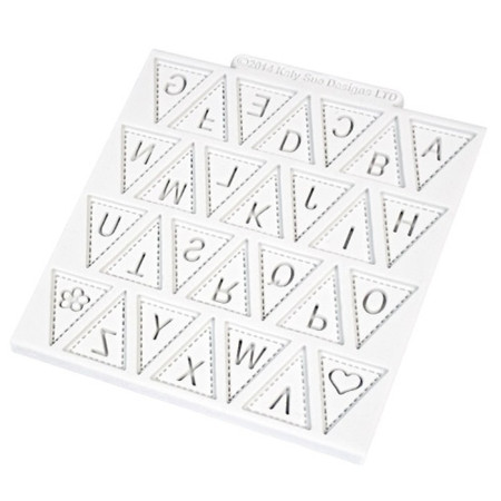 Moule Katy Sue fanion alphabet