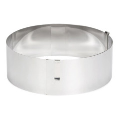 Cercle à pâtisserie réglable Patisse hauteur 7 cm