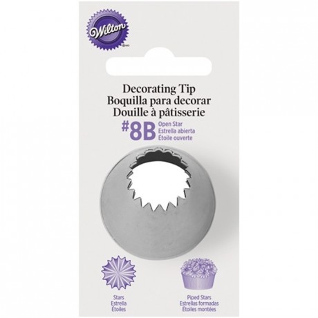 Wilton Decorating Tip Open Star 8B