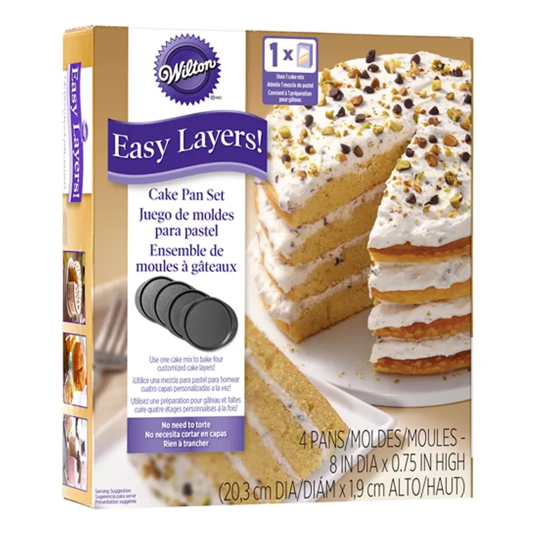 Wilton Cake Pan Easy Layers -20cm- Set/4