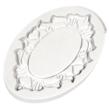 Katy Sue Mould Decorative Plaque - Oval Hearts