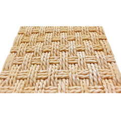 Karen Davies Silicone Mould - Rustic Basket Weave by Alice