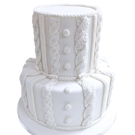 Karen Davies Silicone Mould - Cable Knit by Alice