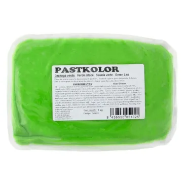 Pâte à sucre PastKolor vert salade 1 kg