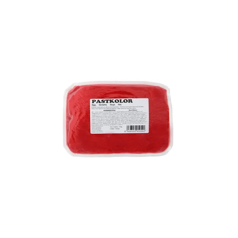 Pâte à sucre PastKolor rouge 250 g