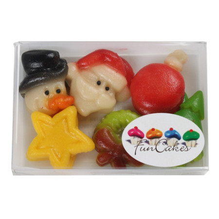 FunCakes Marzipan Christmas Assorti -Sweet- pk/12