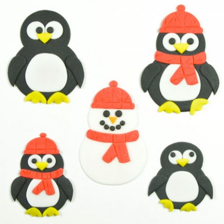 FMM Mummy and Baby Penguin Cutter Set/4