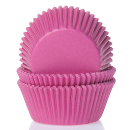 House of Marie Mini Baking Cups Fuchsia pk/60