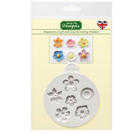 Moule Katy Sue fleurs assorties