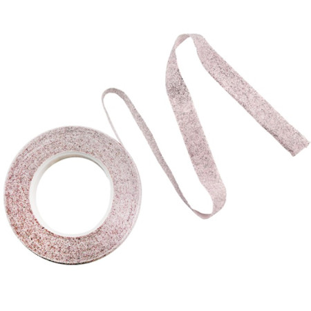 PME Floral Tape Pale Pink with Silver Sparkle