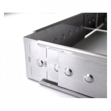 Adjustable heavy cake frame stainless steel 16 to 28 cm