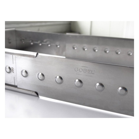 Adjustable heavy cake frame stainless steel 16 to 28 cm