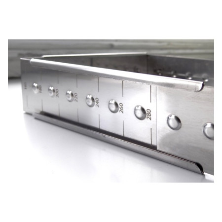 Adjustable heavy cake frame stainless steel 16 to 28 cm