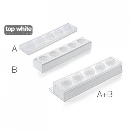 Mul3D eggs silicone mould Ø 50 x 73 mm