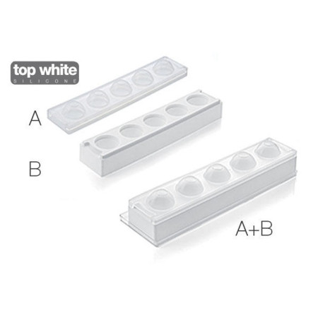 Mul3D eggs silicone mould Ø 50 x 73 mm