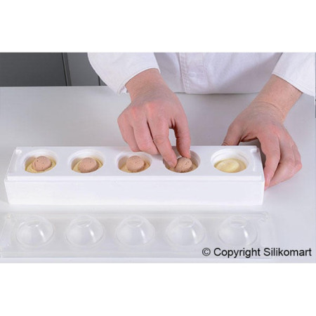 Mul3D eggs silicone mould Ø 50 x 73 mm