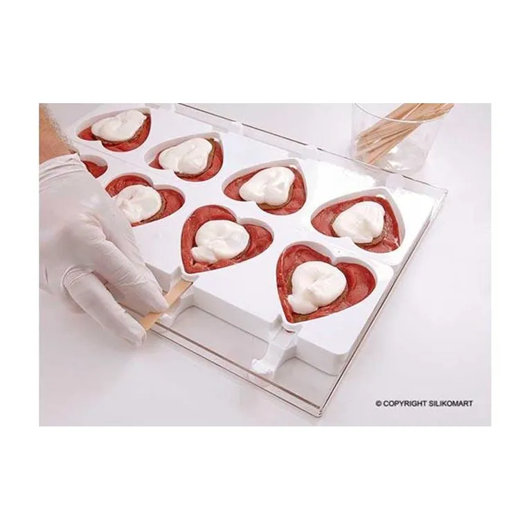 Heart popsicles mould