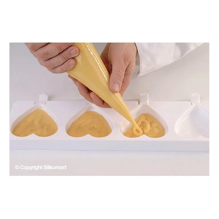 Heart popsicles mould