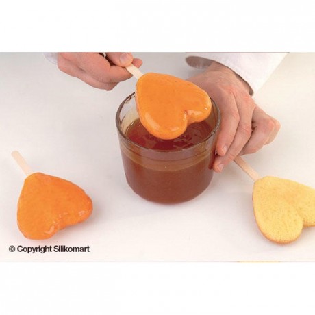 Heart popsicles mould