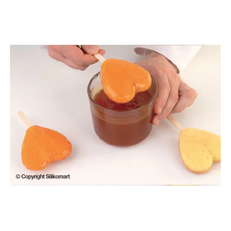 Heart popsicles mould