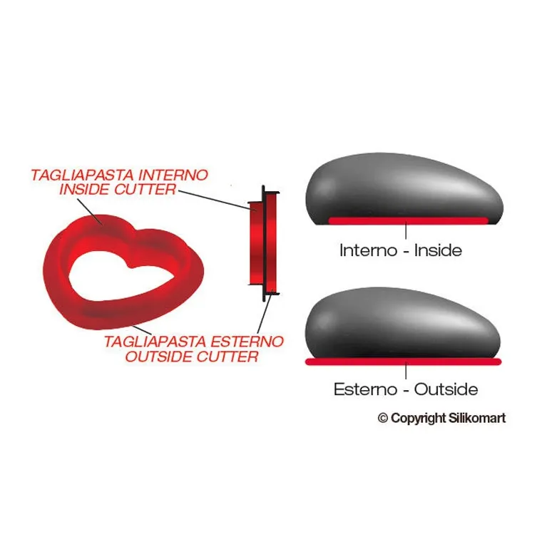 Moule silicone Ti Amo 170 x 164 x 63 mm